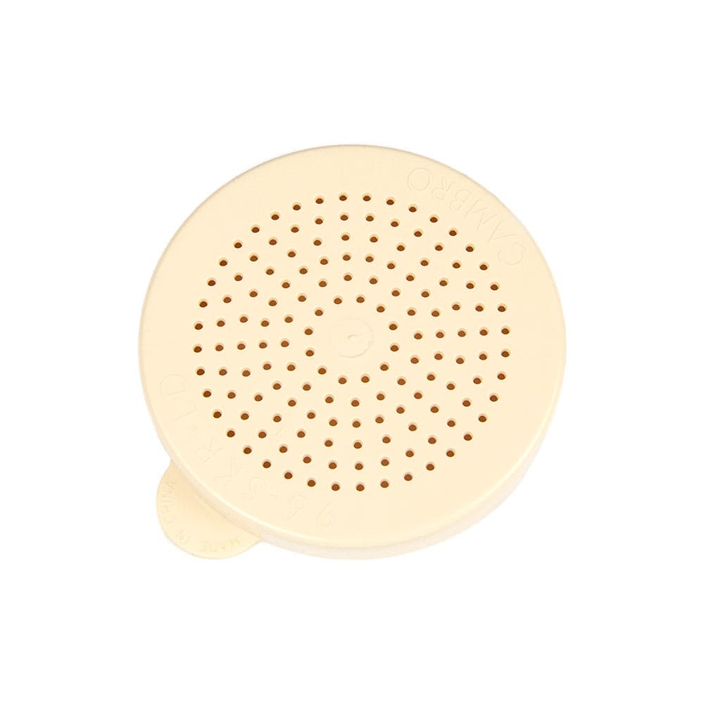 Cambro 96SKRLD406 Replacement Lid - Salt/Pepper Shaker/Dredge, Beige