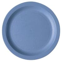 Cambro 9CWNR148 9" Round Plastic Dinner Plate, White thumbnail 3