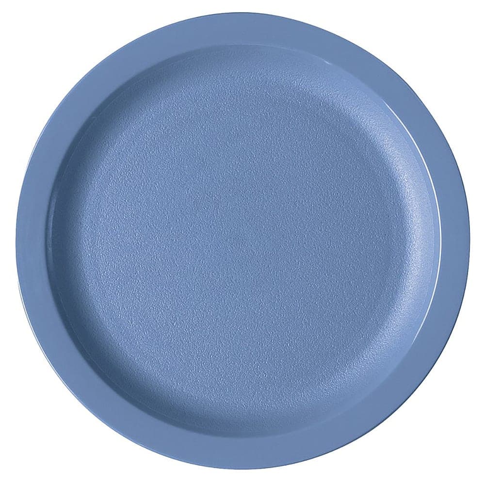 Cambro 9CWNR401 9" Round Plastic Dinner Plate, Slate Blue
