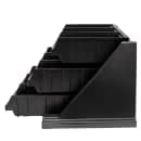 Cambro 9RS9110 Condiment Organizer w/ (9) Bins - Black thumbnail 4