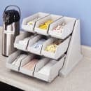 Cambro 9RS9480 Condiment Organizer w/ (9) Bins - Gray thumbnail 6