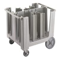 Cambro ADCS110 37 7/8" Mobile Dish Caddy w/ (6) Columns - Plastic, Black thumbnail 3