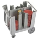 Cambro ADCS480 37 7/8" Mobile Dish Caddy w/ (6) Columns - Plastic, Speckled Gray thumbnail 2