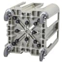 Cambro ADCSC12PKG 27" Mobile Dish Caddy w/ (12) Columns - Plastic, Speckled Gray thumbnail 3