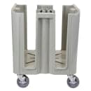 Cambro ADCSC480 27" Mobile Dish Caddy w/ (4) Columns - Plastic, Speckled Gray thumbnail 3