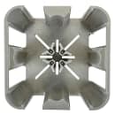 Cambro ADCSC480 27" Mobile Dish Caddy w/ (4) Columns - Plastic, Speckled Gray thumbnail 5