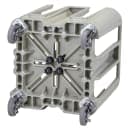 Cambro ADCSC480 27" Mobile Dish Caddy w/ (4) Columns - Plastic, Speckled Gray thumbnail 6