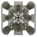 Cambro ADCSC8PKG 27" Mobile Dish Caddy w/ (8) Columns - Plastic, Speckled Gray thumbnail 3