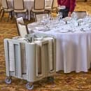 Cambro ADCSC8PKG 27" Mobile Dish Caddy w/ (8) Columns - Plastic, Speckled Gray thumbnail 5