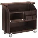 Cambro BAR540131 54" Cambar Portable Bar - 80 lb Ice Sink, Speed Rail, Dark Brown thumbnail 2