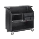 Cambro BAR540DS670 54" Cambar® Portable Bar - 100 lb Ice Sink, Speed Rail, Black/Coal thumbnail 2