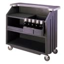 Cambro BAR540DS671 54" Cambar® Portable Bar - 100 lb Ice Sink, Speed Rail, Granite Gray/Slate Gray thumbnail 2