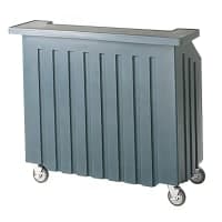 Cambro BAR540DS672 54" Cambar Portable Bar - 80 lb Ice Sink, Speed Rail, Granite Sand/Cocoa thumbnail 3