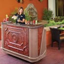 Cambro BAR650DSPMT668 67 1/2" Portable Bar - Post-Mix Drink System, CO2, Sedona thumbnail 2