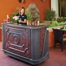 Cambro BAR650DSPMT669 67 1/2" Portable Bar - Post-Mix Drink System, CO2, Carmel thumbnail 3