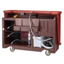Cambro BAR650PM189 67 1/2" Portable Bar - Post-Mix Drink System, CO2, Brown/Mahogany thumbnail 2