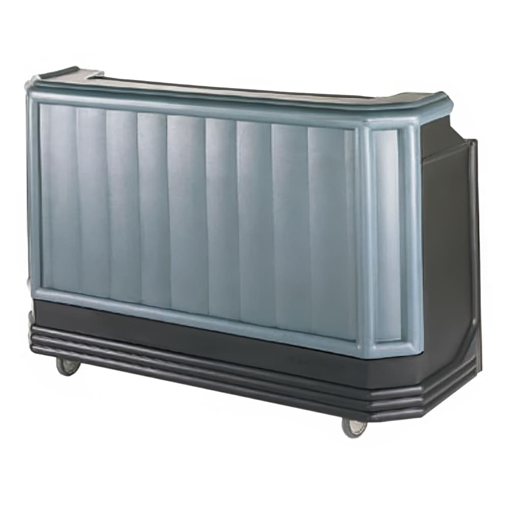 Cambro BAR730110 72 3/4" Portable Bar, Large Economy, Black