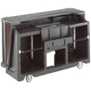 Cambro BAR730DSCP669 77 5/8" Cambar Portable Bar - Cold Plate, 80 lb Ice Sink, Speed Rail, Carmel thumbnail 2