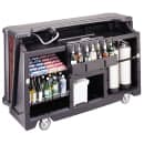 Cambro BAR730DSDX669 77 5/8" Cambar Portable Bar - Cold Plate, 80 lb Ice Sink, CO2, Carmel thumbnail 2