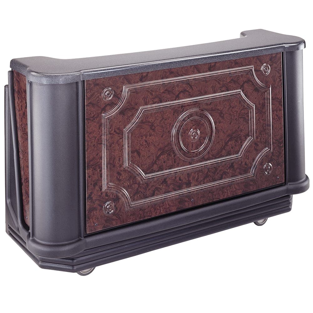 Cambro BAR730DSPM669 72 3/4" Portable Bar - 80 lb Ice Sink, Cold Plate, Carmel