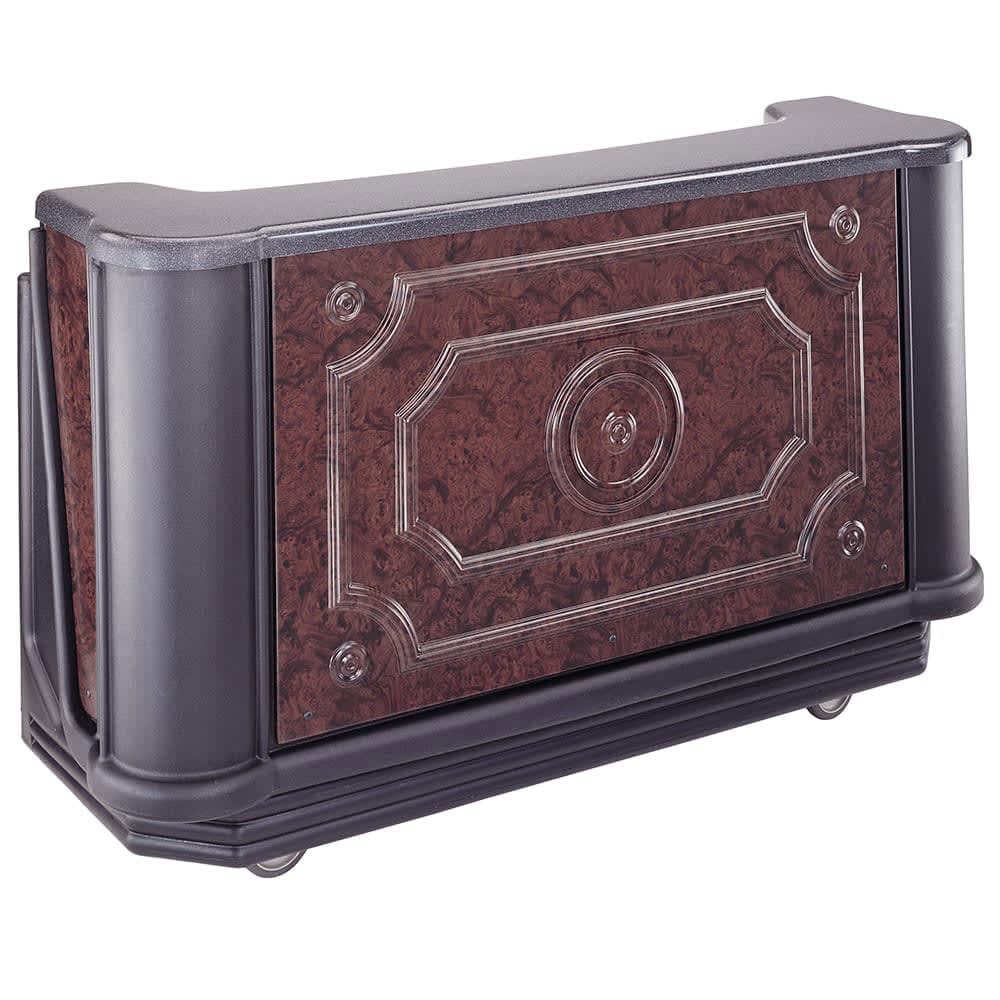 Cambro BAR730DSPMT669 72 3/4" Portable Bar - Post-Mix Drink System, CO2, Carmel 110v