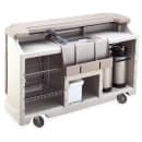Cambro BAR730DX194 72 3/4" Portable Bar - Cold Plate, 80 lb Ice Sink, Granite Sand thumbnail 2