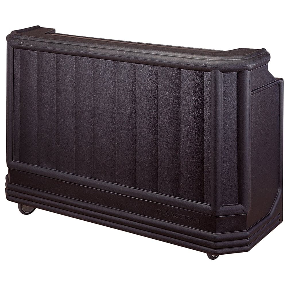 Cambro BAR730PM110 72 3/4" Portable Bar - Post-Mix Drink System, CO2, Black