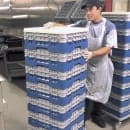 Cambro BR578168 Camrack Base Rack - (2)Extenders, 1 Compartment, 7 1/4"H, Blue thumbnail 3