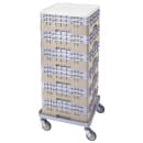 Cambro BR578184 Camrack Base Rack - (2)Extenders, 1 Compartment, 7 1/4"H, Beige thumbnail 2