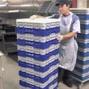 Cambro BR578186 Camrack Base Rack - (2)Extenders, 1 Compartment, 7 1/4"H, Navy Blue thumbnail 3