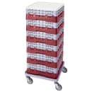 Cambro BR578416 Camrack Base Rack - (2)Extenders, 1 Compartment, 7 1/4"H, Cranberry thumbnail 2