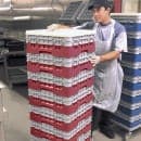 Cambro BR578416 Camrack Base Rack - (2)Extenders, 1 Compartment, 7 1/4"H, Cranberry thumbnail 3