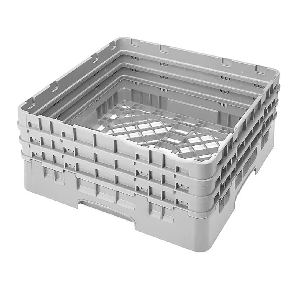 Cambro BR712151 Camrack Base Rack - (3)Extenders, 1 Compartment, 8 7/8"H, Soft Gray
