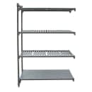 Cambro CBA184872VS4580 48" NSF 4-Tier Polymer Shelf Kit - Camshelving® Basics Plus, 18"W, 72"H thumbnail 2
