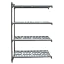 Cambro CBA245464V4580 54" NSF 4-Tier Polymer Shelf Kit - Camshelving® Basics Plus, 24"W, 64"H thumbnail 2