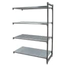 Cambro CBA246072VS4580 60" NSF 4-Tier Polymer Shelf Kit - Camshelving® Basics Plus, 24"W, 72"H thumbnail 3