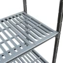 Cambro CBU183664V4580 36" NSF 4-Tier Polymer Shelf Kit - Camshelving® Basics Plus, 18"W, 64"H thumbnail 5