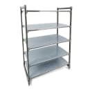Cambro CBU184884S5580 48" NSF 5-Tier Polymer Shelf Kit - Camshelving® Basics Plus, 18"W, 84"H thumbnail 3