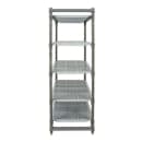 Cambro CBU213064V5580 30" NSF 5-Tier Polymer Shelf Kit - Camshelving® Basics Plus, 21"W, 64"H thumbnail 4