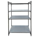 Cambro CBU214884S4580 48" NSF 4-Tier Polymer Shelf Kit - Camshelving® Basics Plus, 21"W, 84"H thumbnail 3