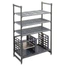 Cambro CBUPR1826S6580 20 1/2" 6 Sheet Pan Rack w/ 3" Bottom Load Slides thumbnail 3