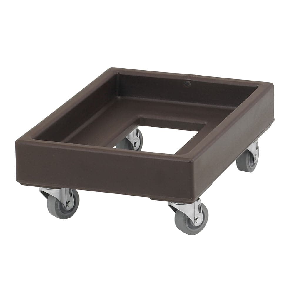 Cambro CD1420131 Camdolly® for Milk Crates w/ 350 lb Capacity, Dark Brown