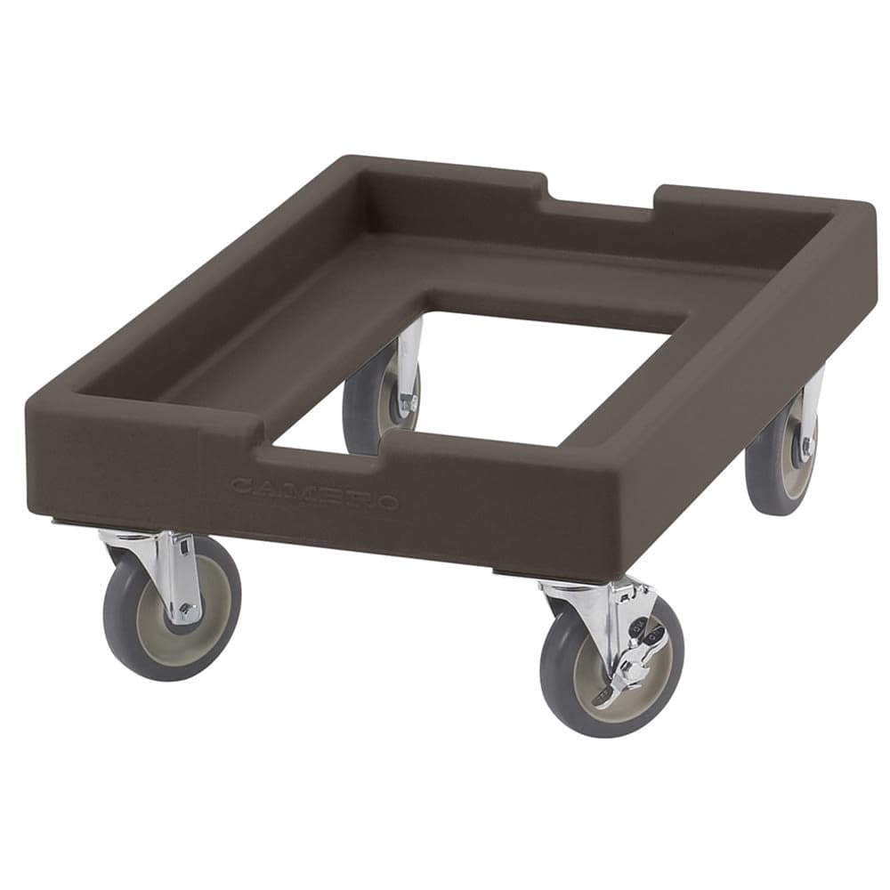 Cambro CD1826PDB131 Camdolly® for Pizza Dough Boxes w/ 300 lb Capacity, Dark Brown