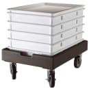 Cambro CD1826PDB131 Camdolly® for Pizza Dough Boxes w/ 300 lb Capacity, Dark Brown thumbnail 2