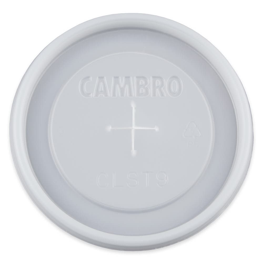 Cambro CLST9190 Disposable Tumbler Lid For Dinex 9 1/2 oz Swirl 9 oz