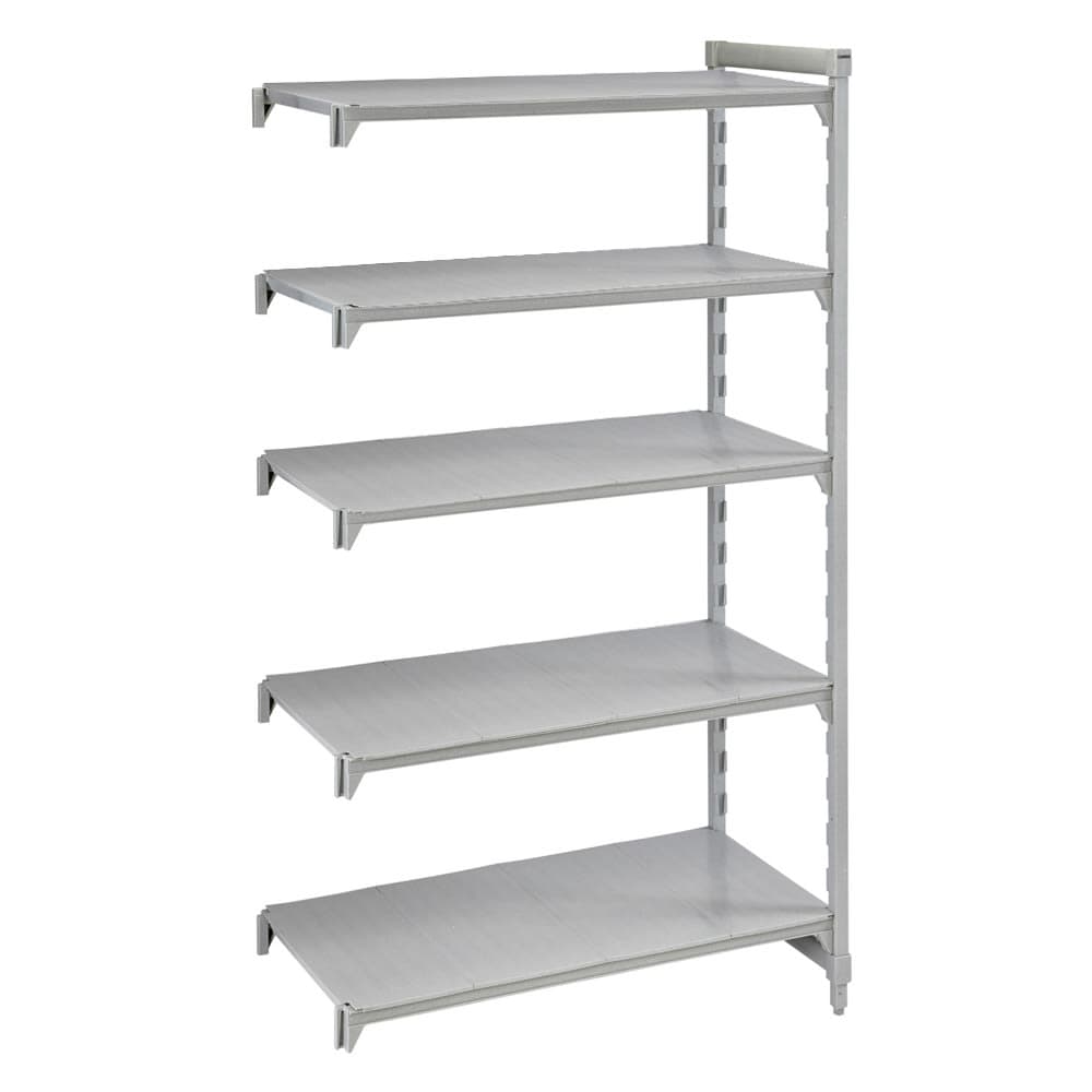 Cambro CPA212484S5PKG 24" NSF 5-Tier Polymer Shelf Kit - Camshelving® Premium, 21"W, 84"H