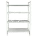 Cambro CPU182464VS4480 24" NSF 4-Tier Polymer Shelf Kit - Camshelving® Premium, 18"W, 64"H thumbnail 2