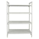 Cambro CPU182472S4480 24" NSF 4-Tier Polymer Shelf Kit - Camshelving® Premium, 18"W, 72"H thumbnail 2