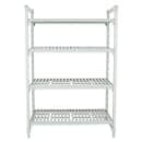 Cambro CPU244884V4PKG 48" NSF 4-Tier Polymer Shelf Kit - Camshelving® Premium, 24"W, 84"H thumbnail 2