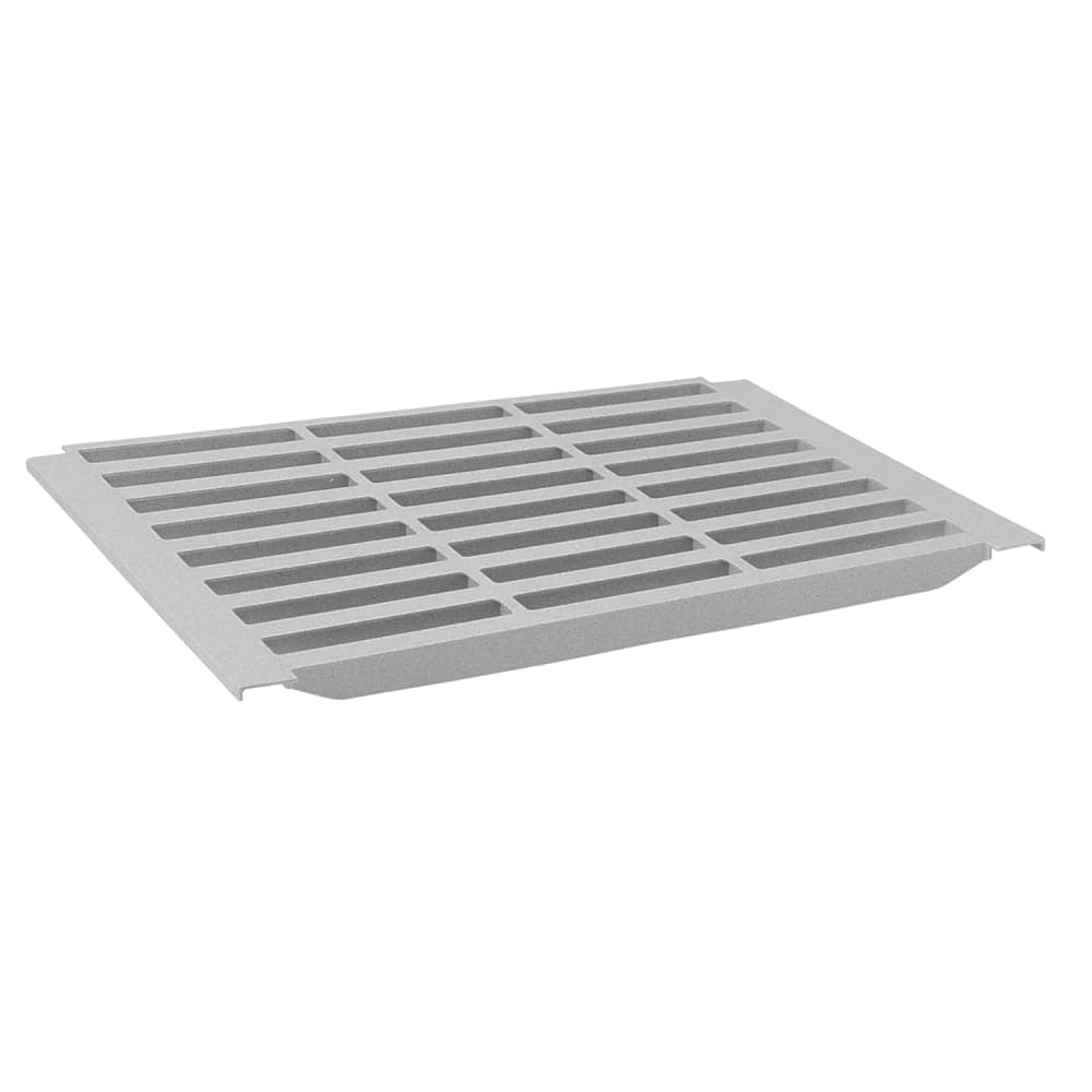 Cambro CS2411V480 Camshelving® Polymer Louvered Shelf - 24" x 11", Speckled Gray